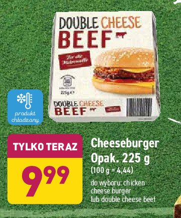 Cheese chicken burger promocja