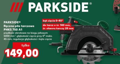 Piła tarczowa PARKSIDE PHKS 750 A1 promocja w Kaufland