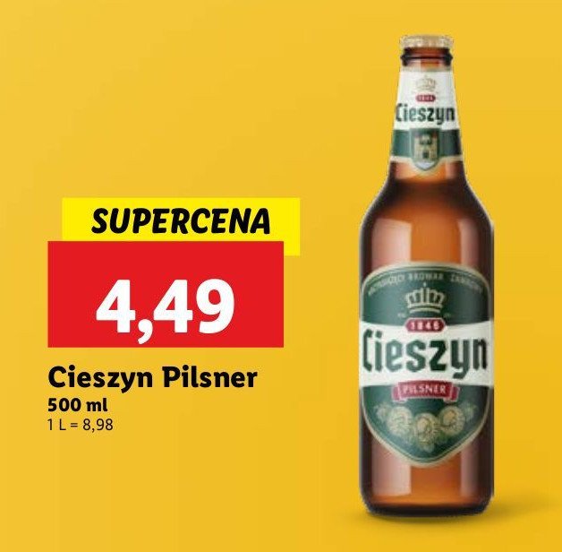 Piwo Cieszyn pilsner promocja