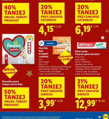 Pasta do zębów dla dzieci Elmex Junior różne rodzaje promocja w Lidl