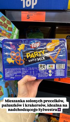 Przekąski słone Top Party salty Mix promocja w Biedronka