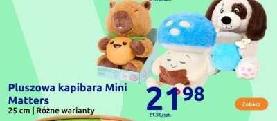 Pluszowa kapibara Mini Matters promocja w Action