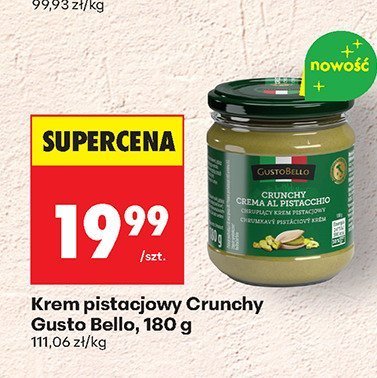 Krem pistacjowy Crunchy 180 g promocja w Biedronka