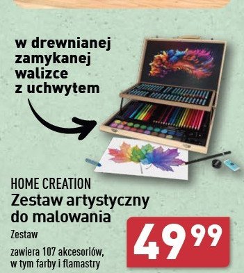 Zestaw artystyczny 107el. Home creation promocja