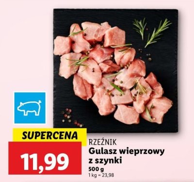 Gulasz wieprzowy z szynki Rze藕nik codzienna dostawa promocja