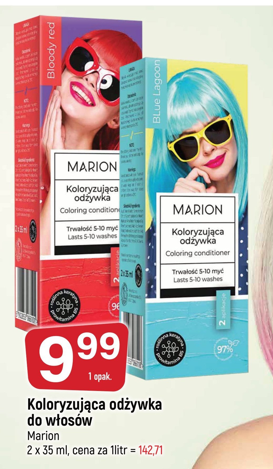 Od偶ywka koloryzuj膮ca bloody red Marion promocja