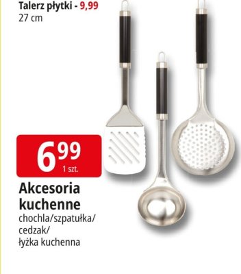 Akcesoria kuchenne chochla/szpatułka/cedak/łyżka kuchenna promocja w Leclerc