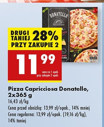 Pizza capricciosa Donatello pizza promocja