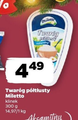 Twaróg półtłusty 300g promocja w Netto