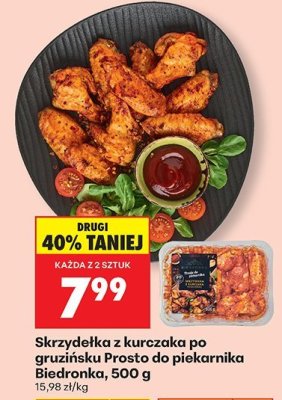 Skrzydełka z kurczaka po gruzińsku Prosto z piekarnika Biedronka, 500 g promocja w Biedronka