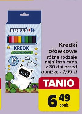 Kredki ołówkowe kerfuś Carrefour promocja