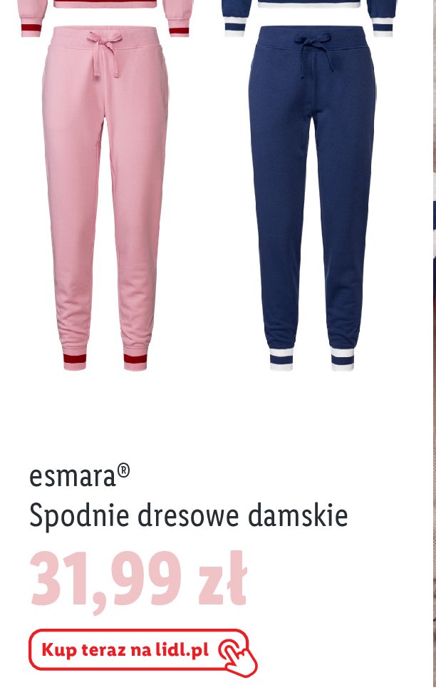 Spodnie damskie Esmara promocja