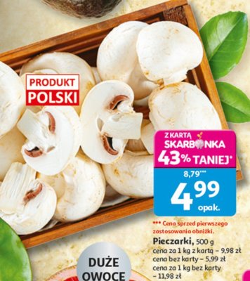 Pieczarki promocja w Auchan