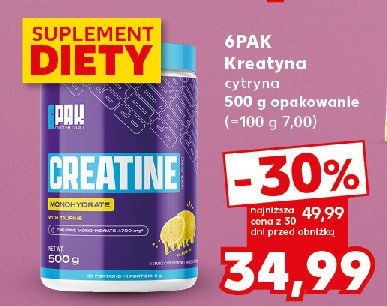 Kreatyna monohydrate cytryna 6pak promocja