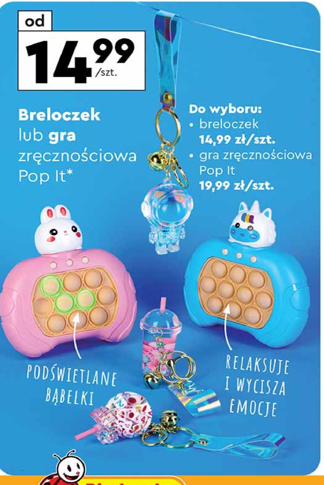 Brelok pop it Astra promocja