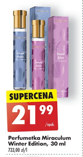 Perfumetka Miraculum frost story promocja w Biedronka