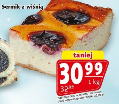 Ciasto Sernik z wiśnią Cukiernia KRAINA CIAST promocja w Prim Market
