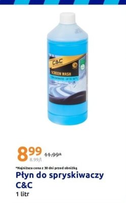 Płyn do spryskiwaczy C&C promocja w Action