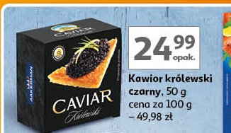 Kawior królewski czarny Aakerman promocja