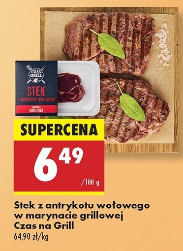 Stek wo艂owy w marynacie grillowej Czas na grill promocja
