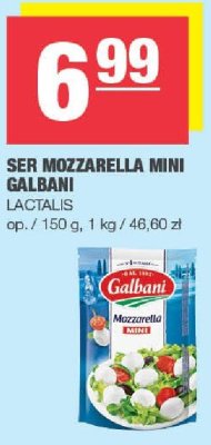 Ser Mozzarella Mini Galbani Lactalis promocja w SPAR