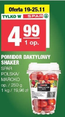 Pomidor daktylowy Shaker SPAR Polska/Maroko promocja w SPAR