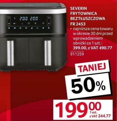 Frytownica beztłuszczowa FR 2453 promocja w Selgros