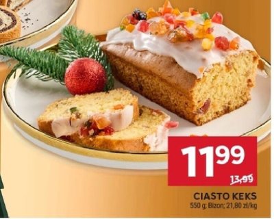 Ciasto keks promocja w Stokrotka