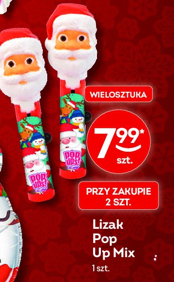 Lizak pop up mix promocja