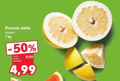 Pomelo żółte luzem promocja w Kaufland
