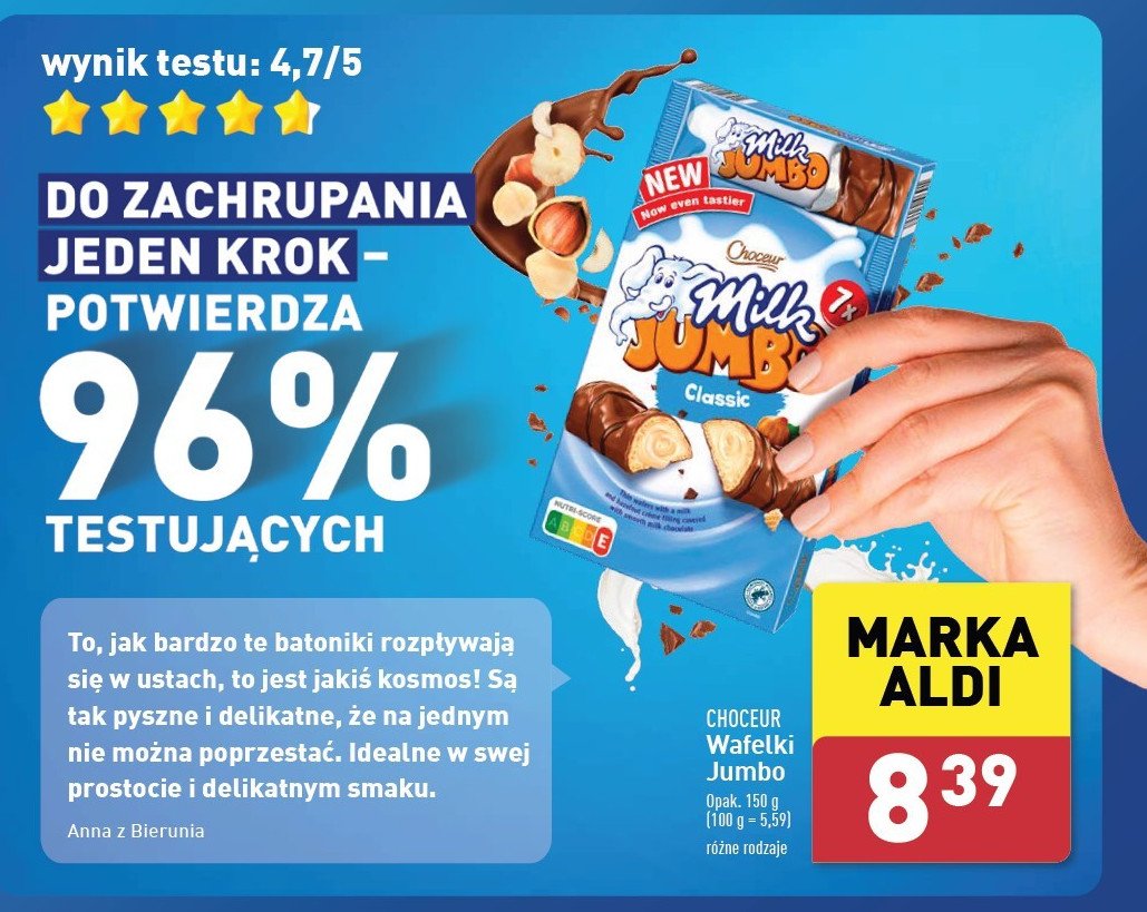 Wafelki jumbo Choceur promocja