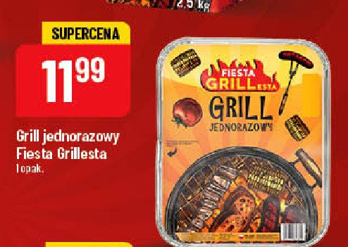 Grill jednorazowy Fiesta grillesta promocje