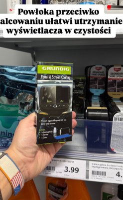 Folia ochronna na wyświetlacz samochodowy promocja w Action