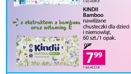 Chusteczki wilgotne bamboo Cleanic kindii promocja