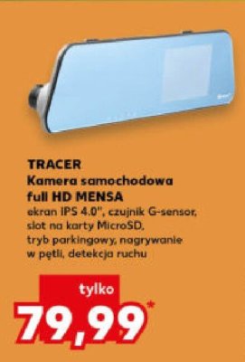 Kamera samochodowa full HD MENSA promocja w Kaufland