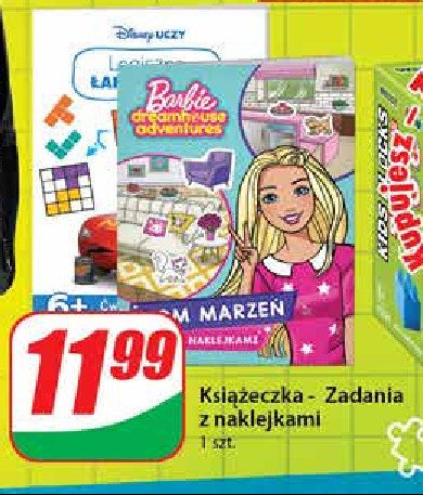 Ksi臋偶niczka - zadania z naklejkami promocja