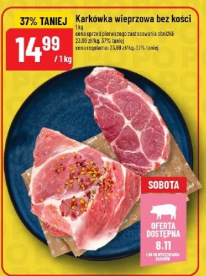 Karkowka wieprzowa bez kości 1 kg promocja w POLOmarket