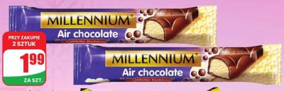 Baton Air chocolate White Bubble  promocja w Dino