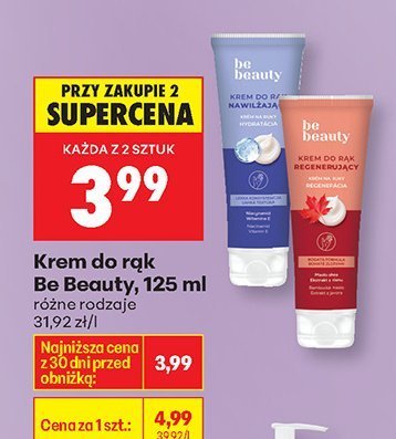 Krem do rąk be beauty, 125 ml promocja w Biedronka