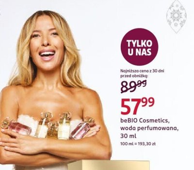 Woda perfumowana beBIO Cosmetics, woda perfumowana, 30 ml promocja w Rossmann