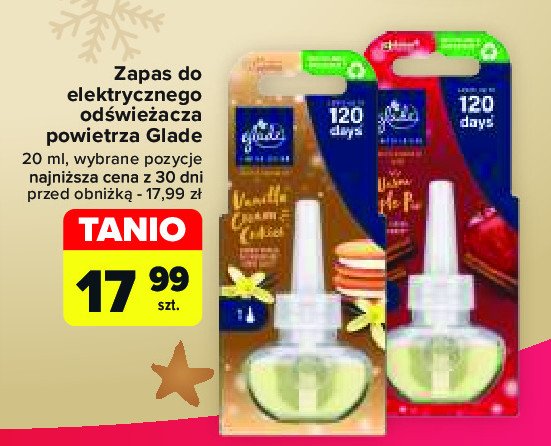 Odświeżacz powietrza vanilla cream cookies Glade by brise promocja