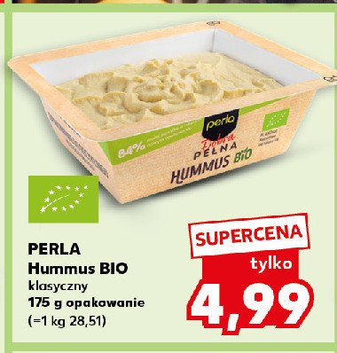 Hummus klasyczny bio Perla promocja w Kaufland