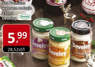 Sos Premium wybrane rodzaje Develey promocja w Market Point