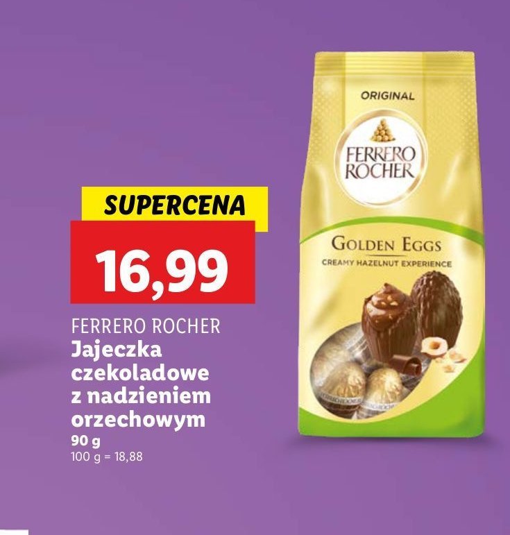 Jajka orzechowe Ferrero rocher promocja w Lidl