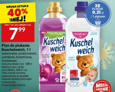 Płyn do płukania Kuschelweich promocja w Twój Market