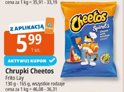 Chrupki Cheetos Spirals promocja w Leclerc