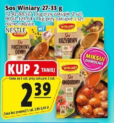 Sos Winiary promocja w Prim Market