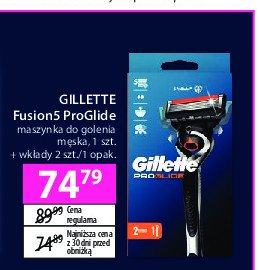 Maszynka do golenia + 2 ostrza Gillette promocja