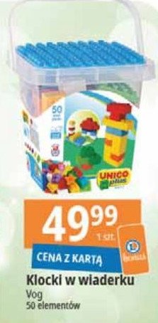 Klocki w wiaderku UNICO PLUS promocja