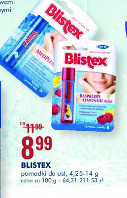 Balsam do ust raspberry lemonade Blistex promocja